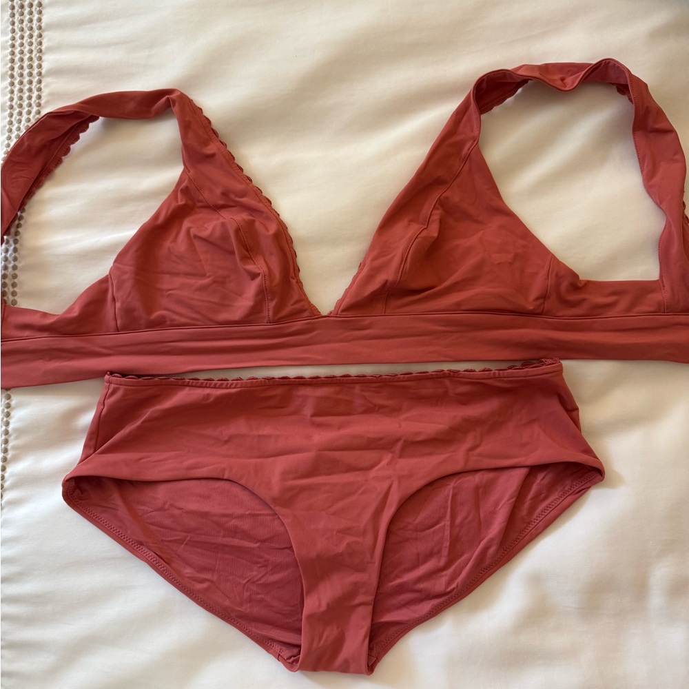 & Other Stories Pink Bikini Swim Set